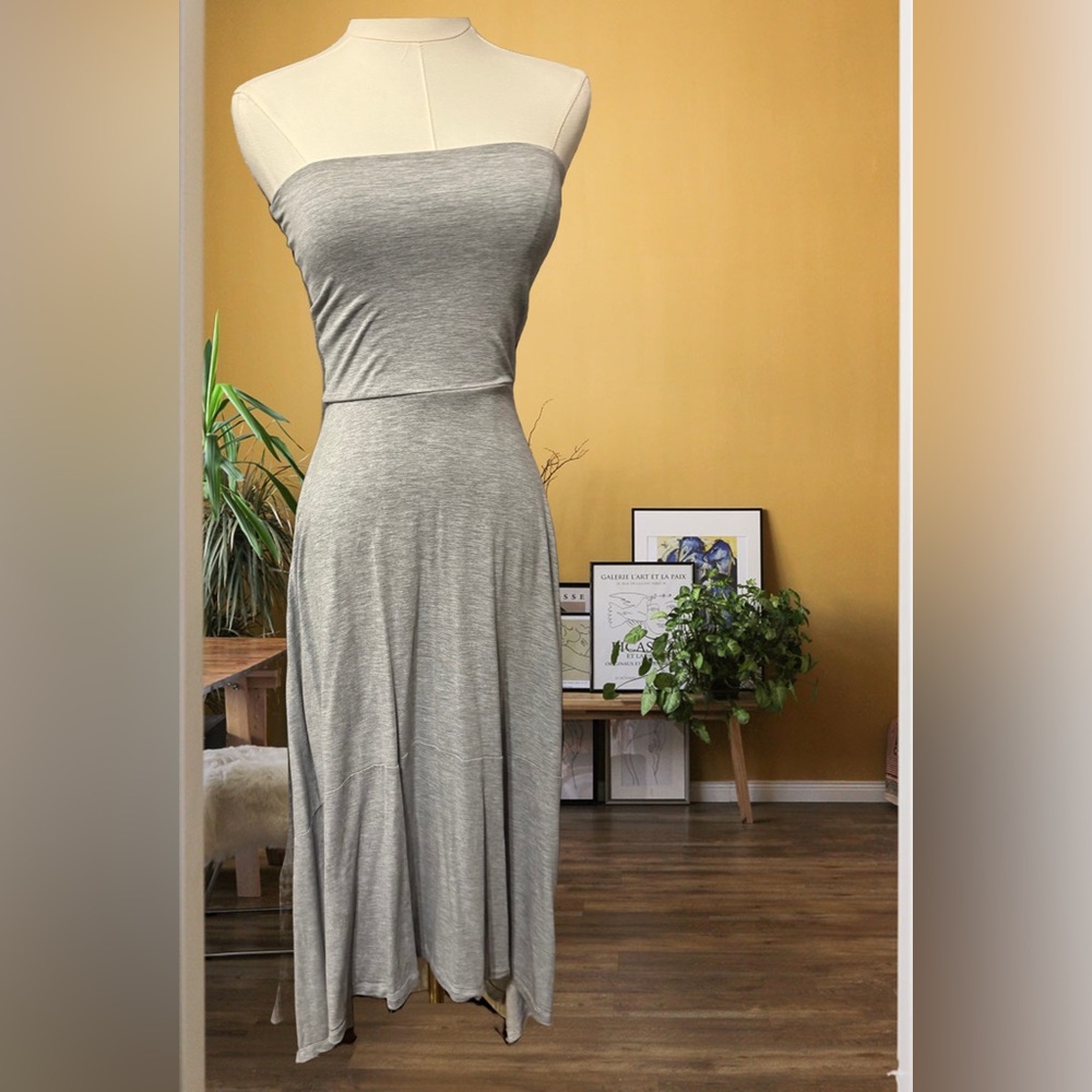 GAP Gray Maxi Dress Elegant and Timeless